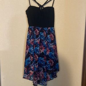 High low floral dress